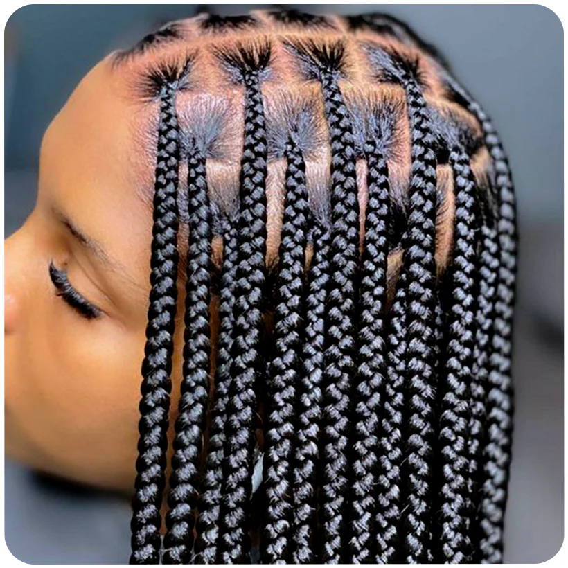 Focus Knotless Braids Épaisses